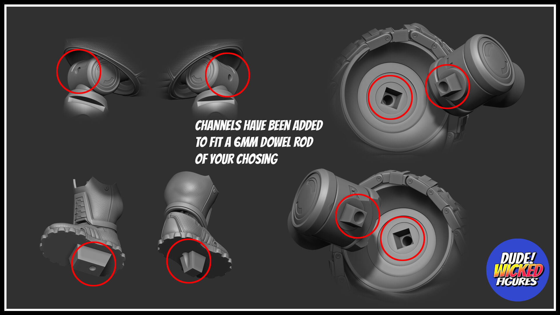 Krang with Android Body Basic Custom Figure 3D print model_7