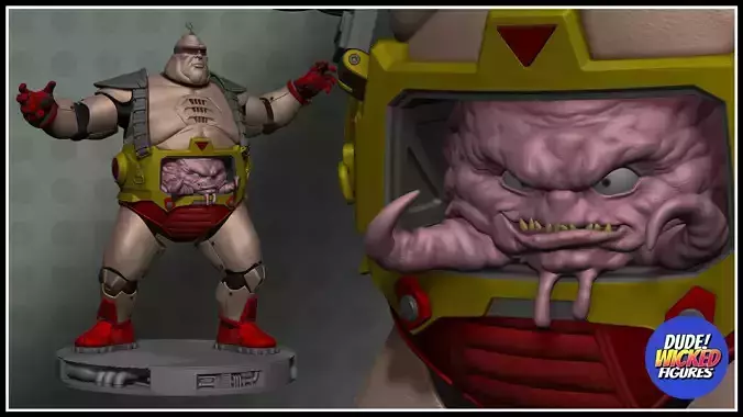 Krang with Android Body Basic Custom Figure