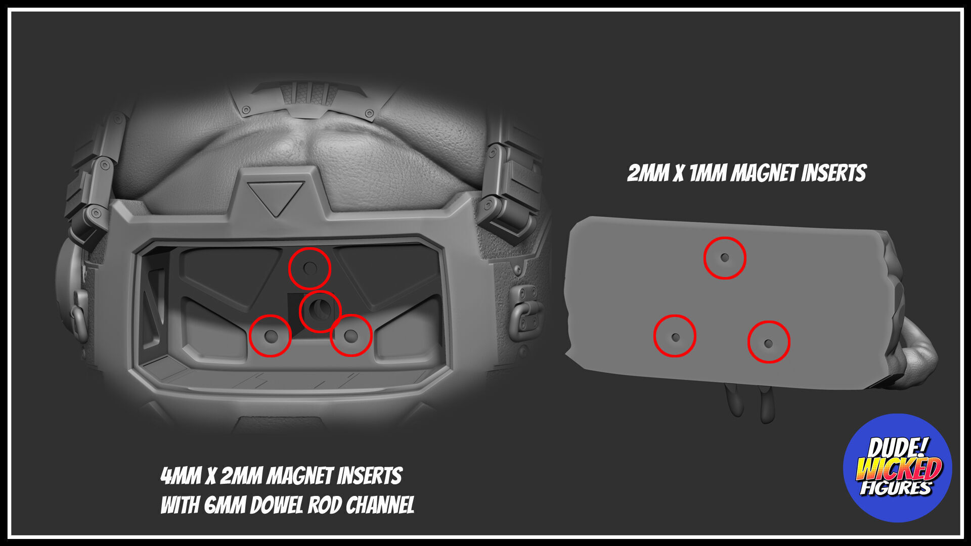 Krang with Android Body Basic Custom Figure 3D print model_5