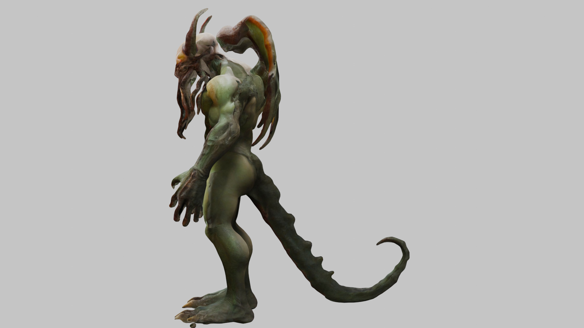 Scorpion Man 3D Model Low-poly 3D model_6