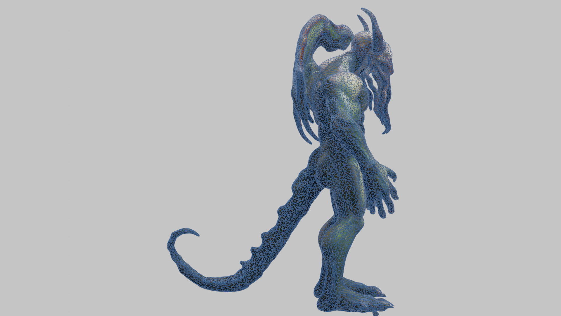 Scorpion Man 3D Model Low-poly 3D model_13