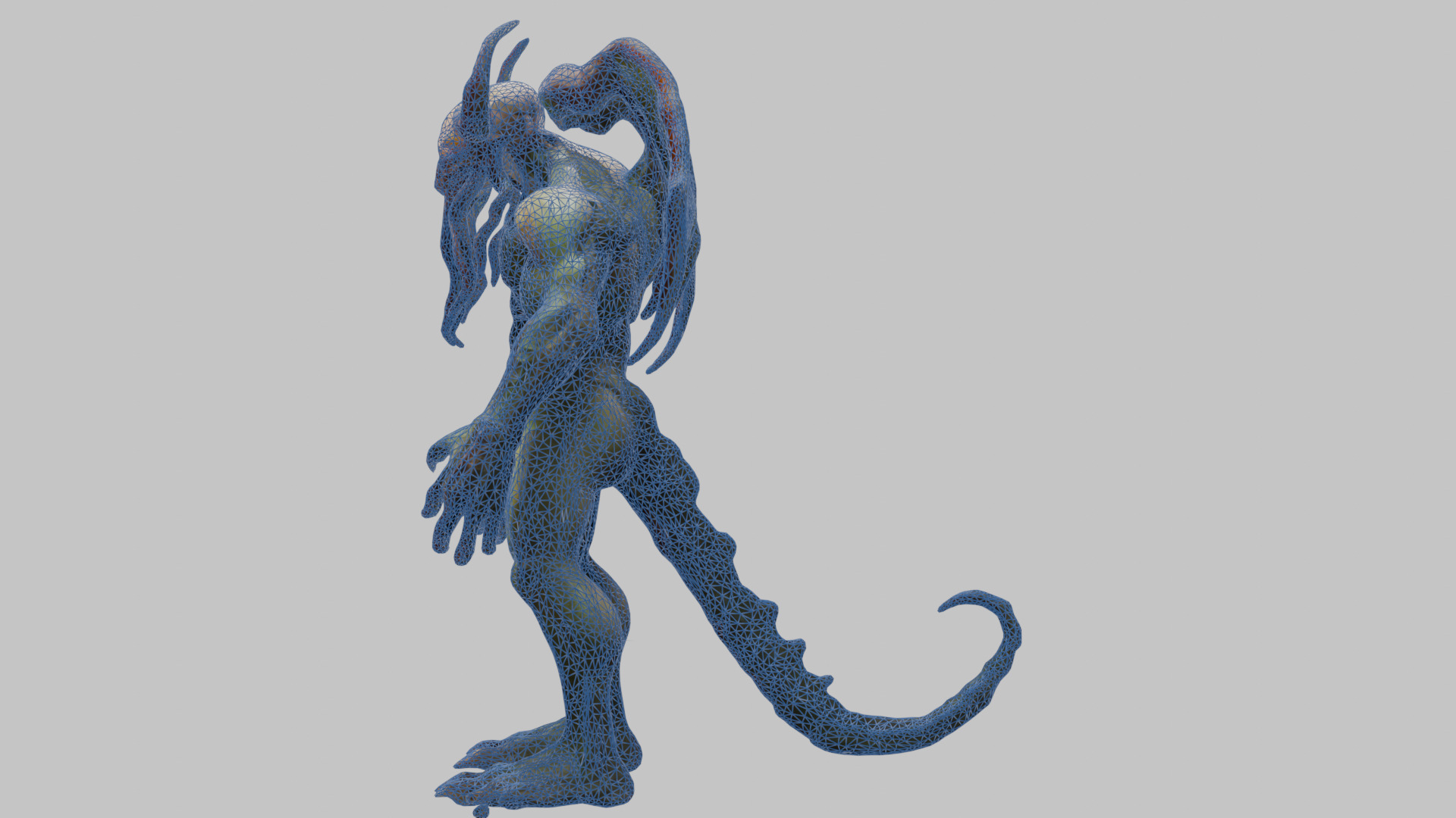 Scorpion Man 3D Model Low-poly 3D model_17