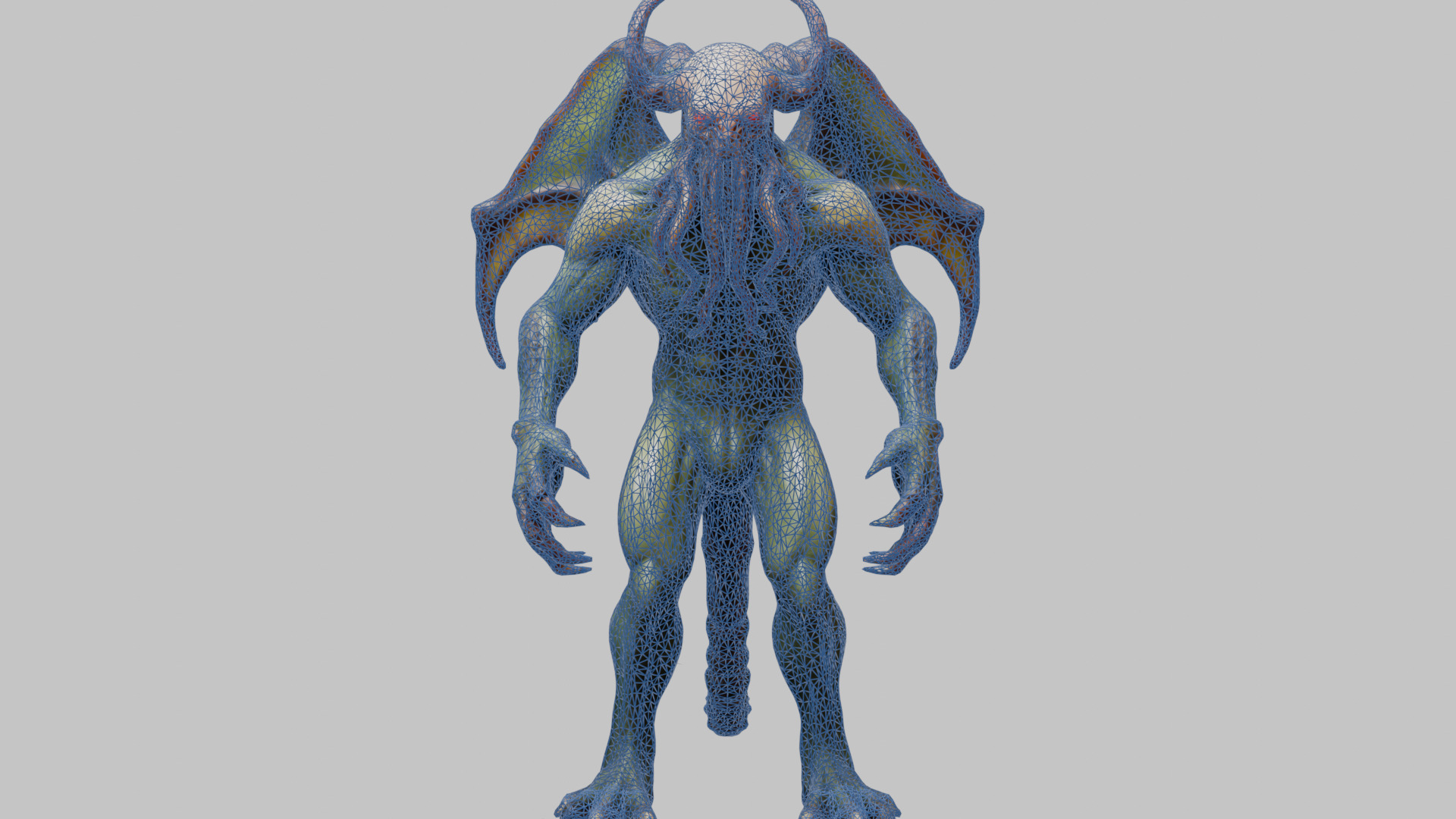 Scorpion Man 3D Model Low-poly 3D model_11