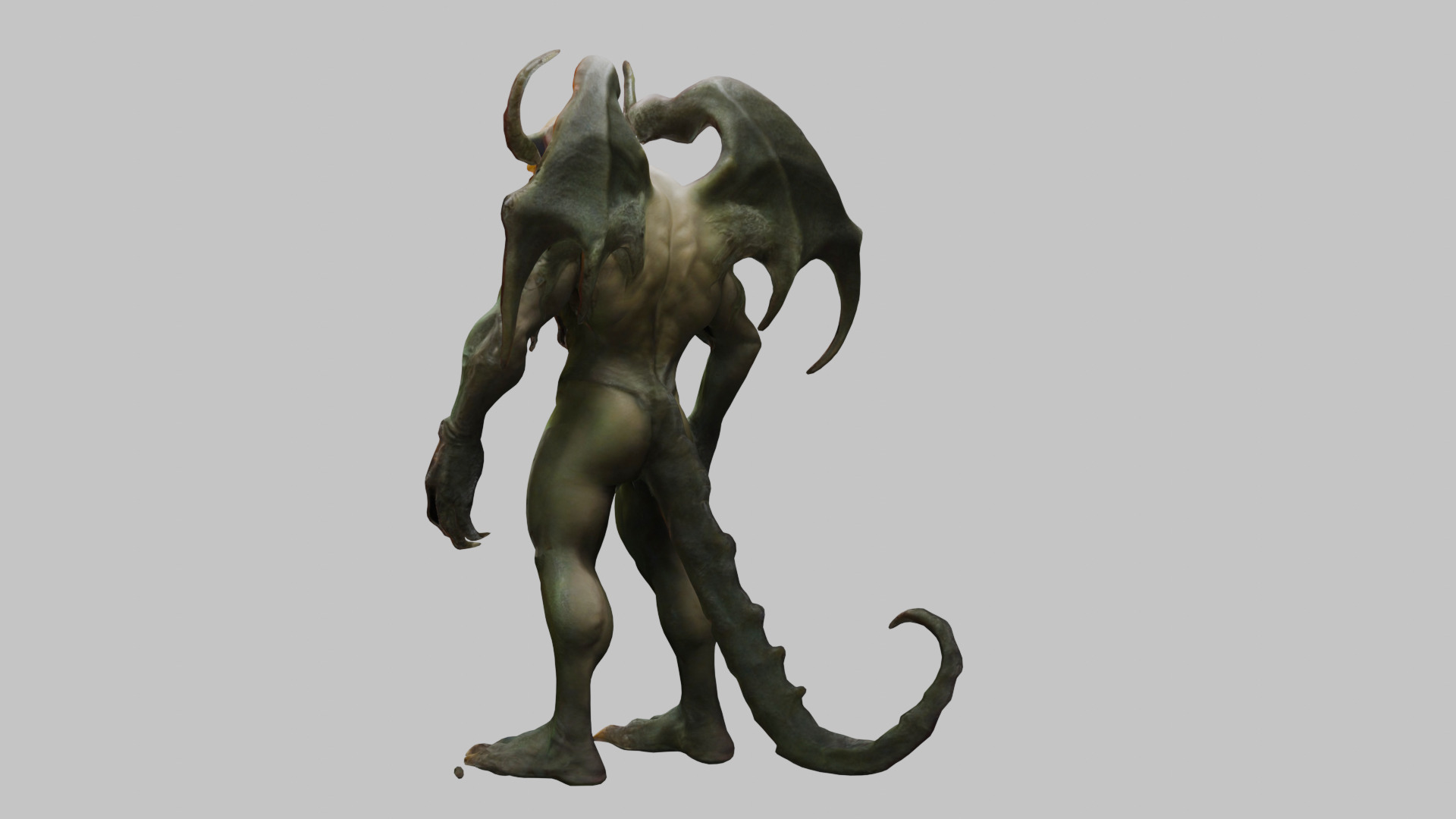 Scorpion Man 3D Model Low-poly 3D model_5