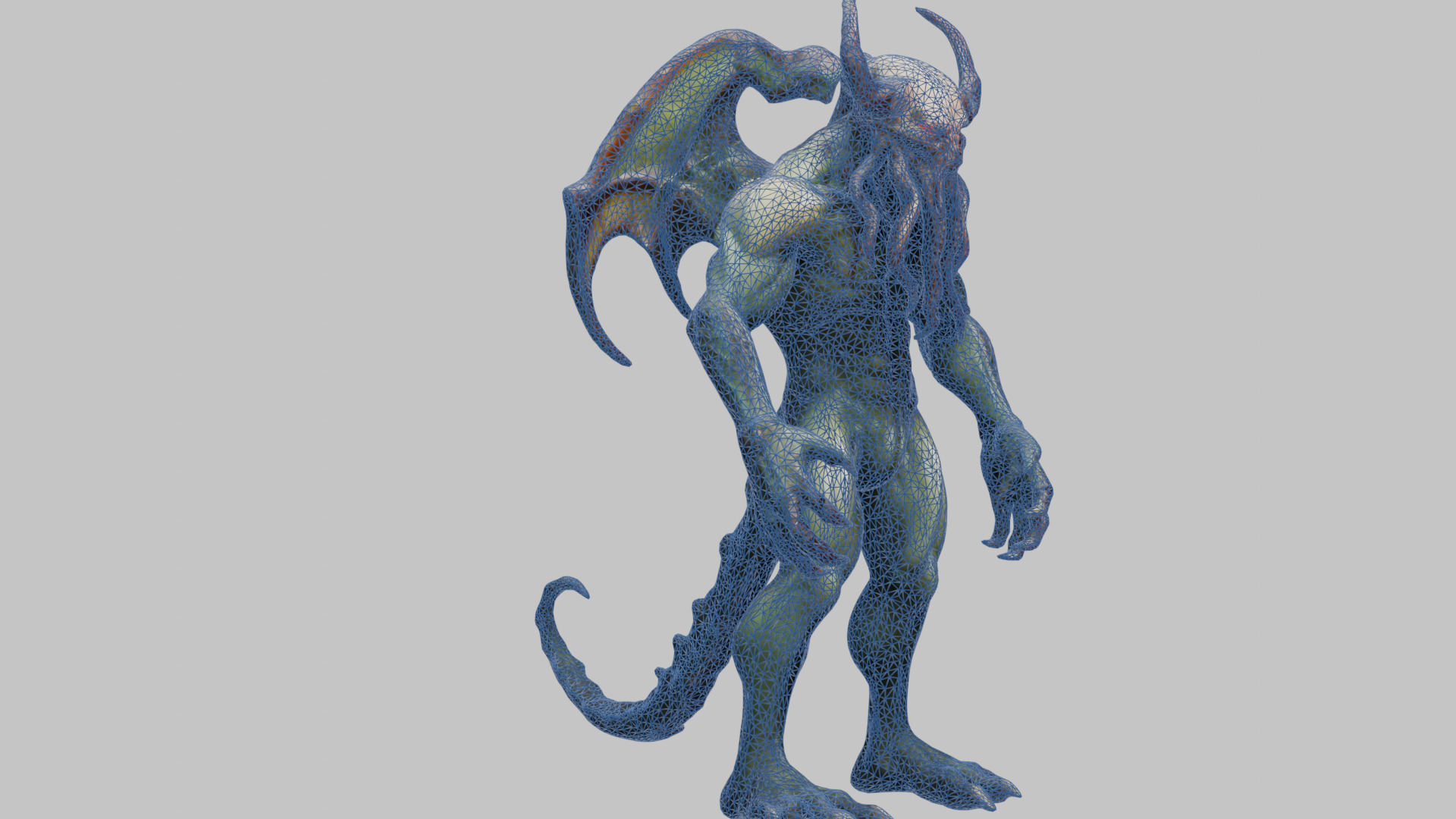 Scorpion Man 3D Model Low-poly 3D model_12