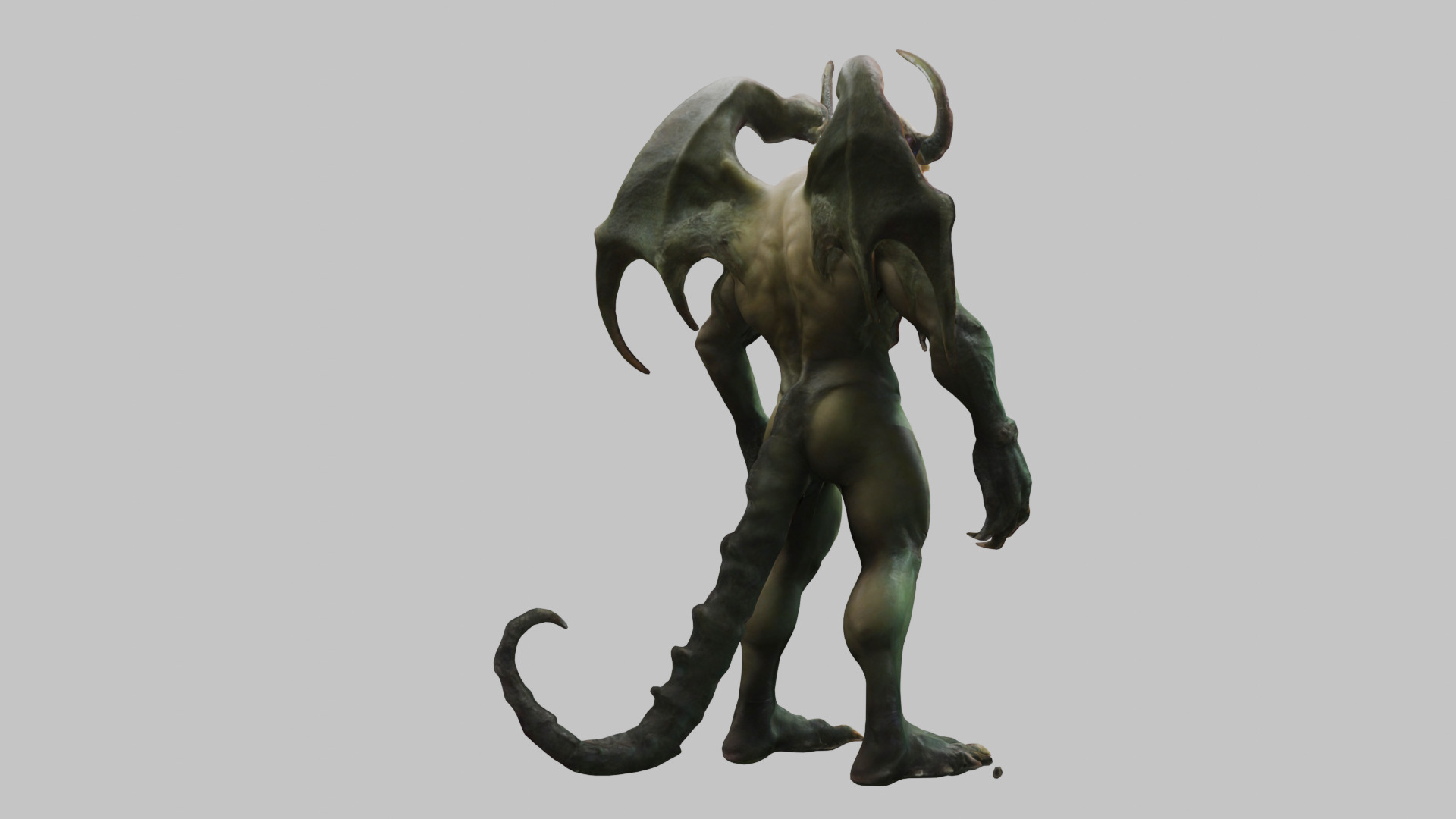 Scorpion Man 3D Model Low-poly 3D model_3