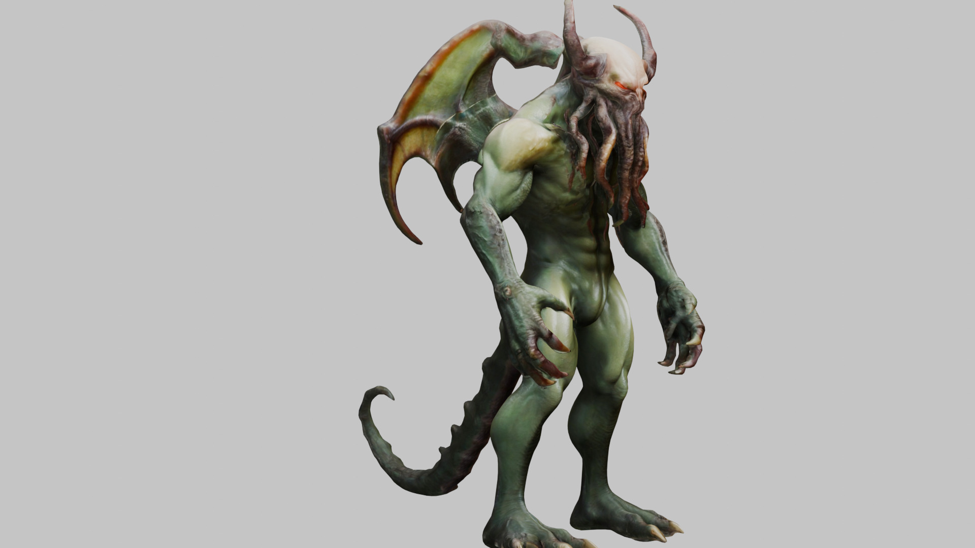 Scorpion Man 3D Model Low-poly 3D model_1