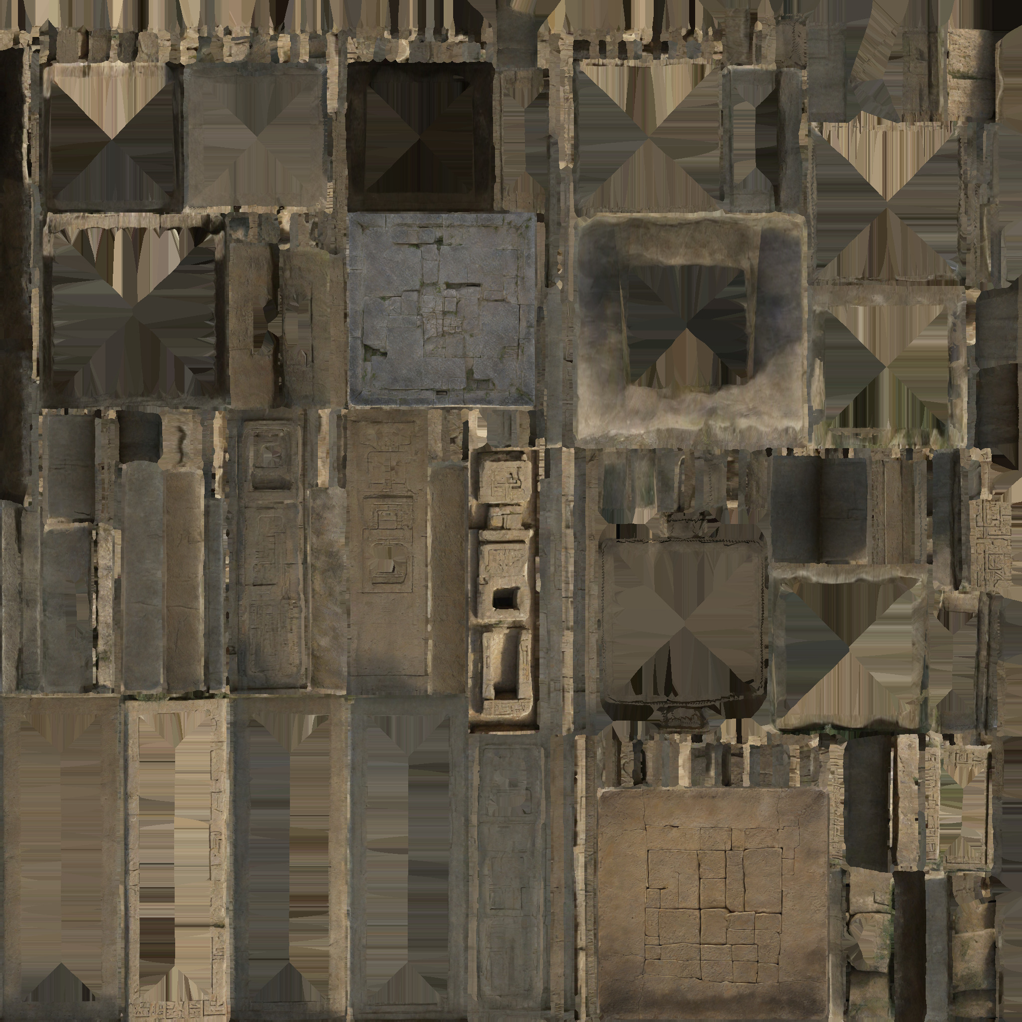 Ornate Stone Pillar - 3D Model Low-poly 3D model_10