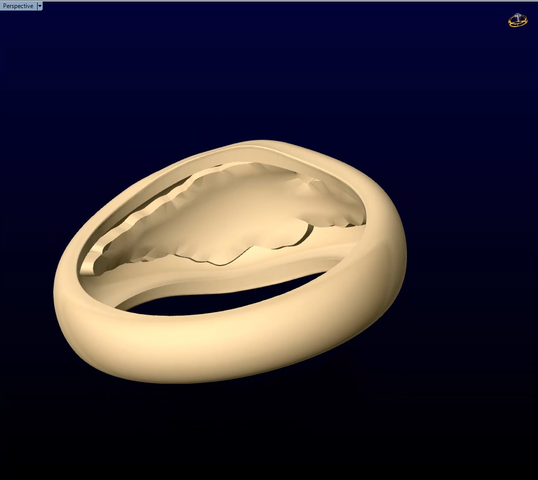 3D Mountain Ring STL Model for Nature Lovers Outdoor Gifts 3D print model_6