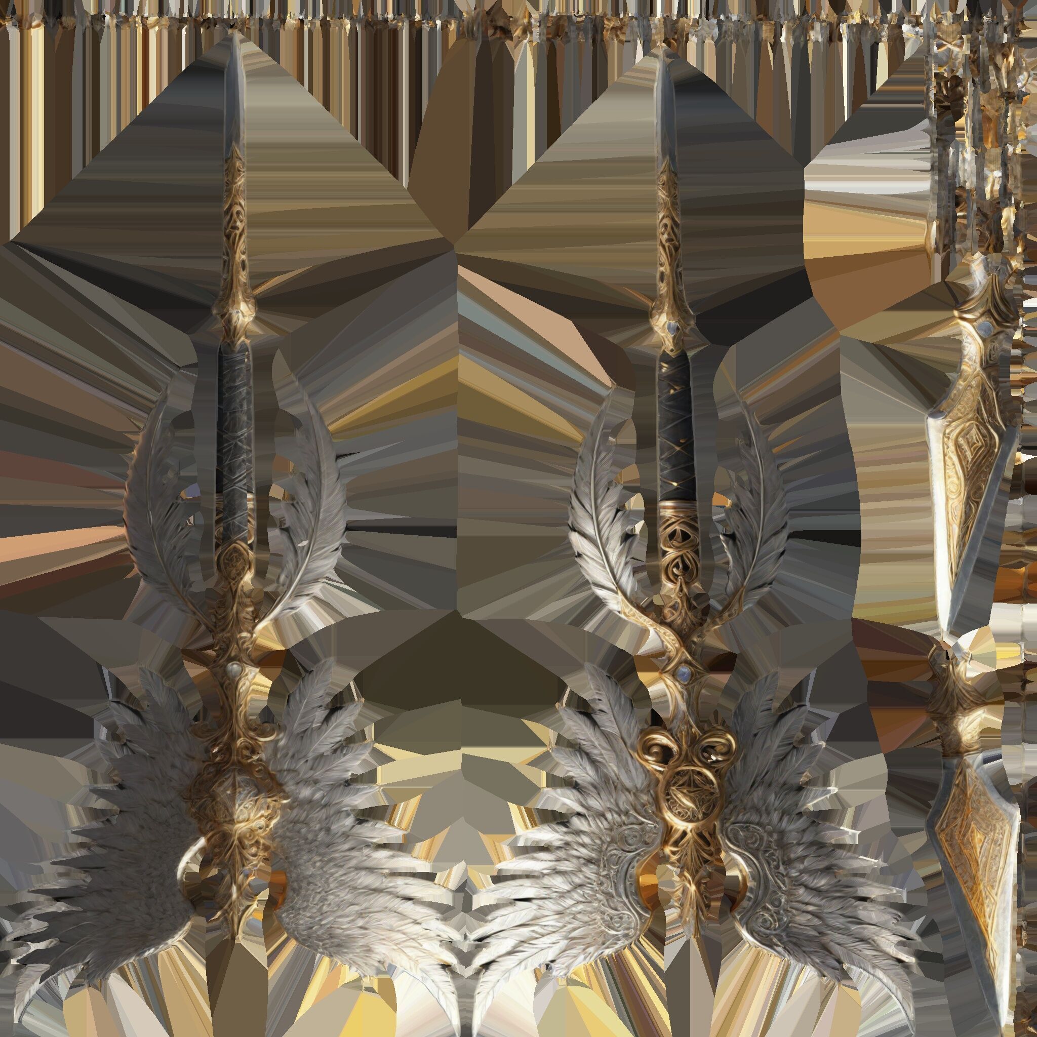 Ultra Realistic Angel Low-poly 3D model_9