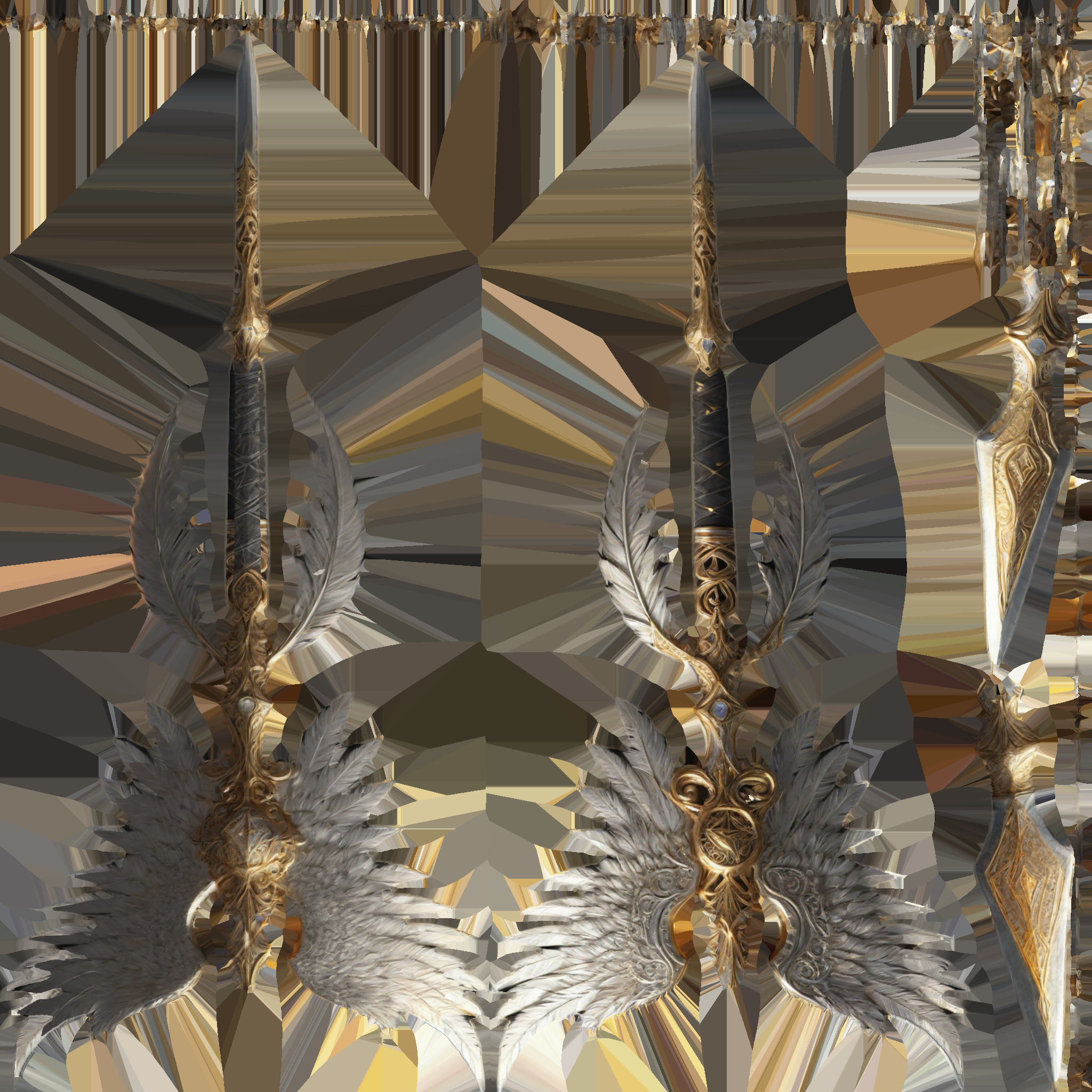 Ultra Realistic Angel Low-poly 3D model_10