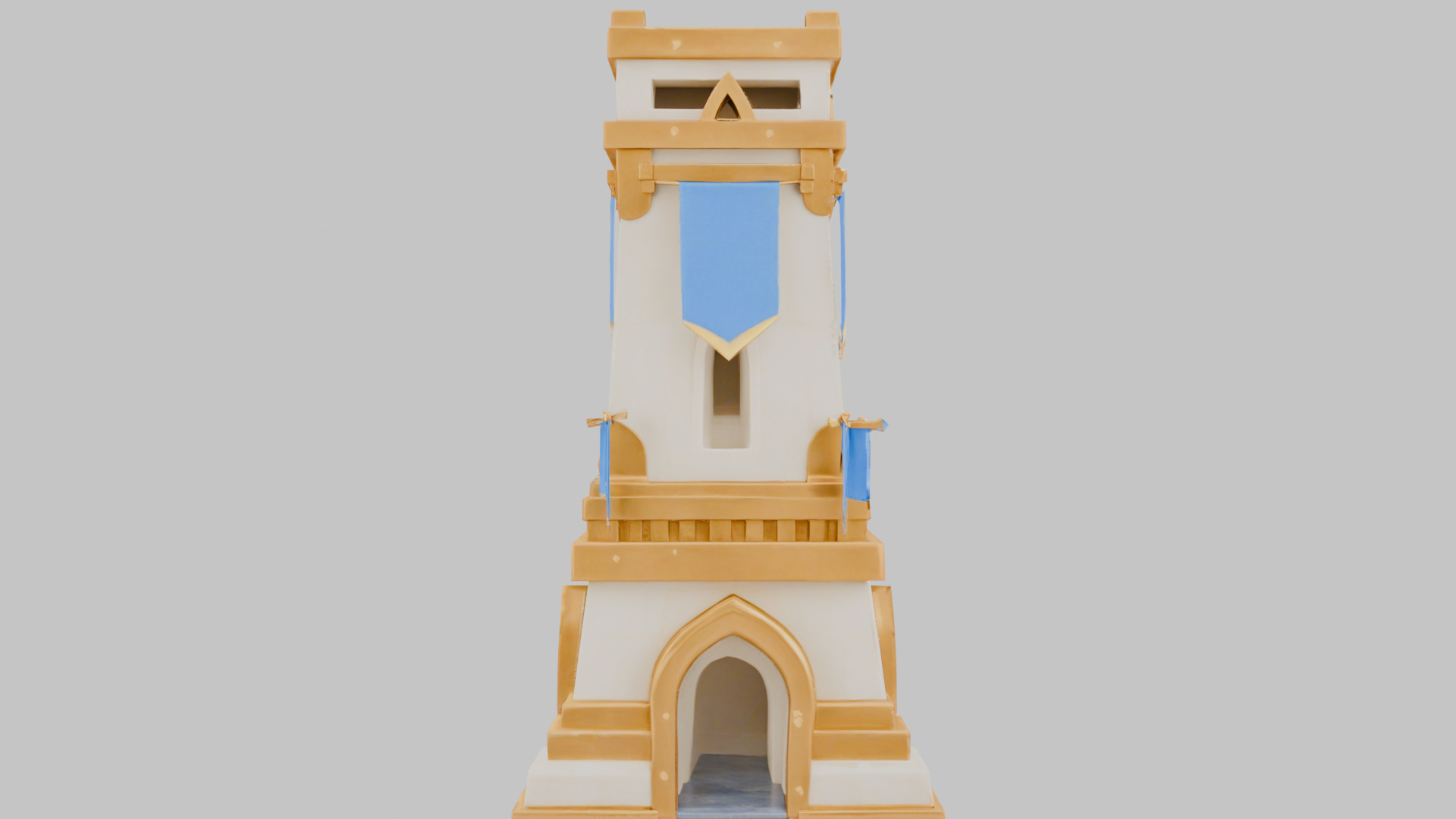 Tower Sentinel Low-poly 3D model_10