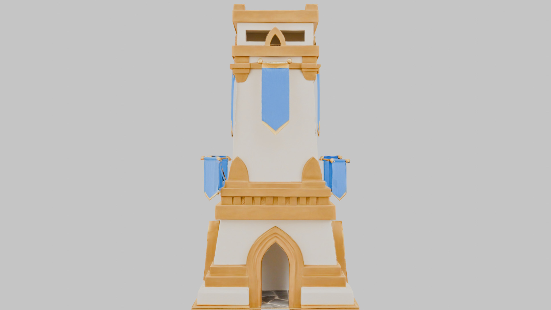 Tower Sentinel Low-poly 3D model_8
