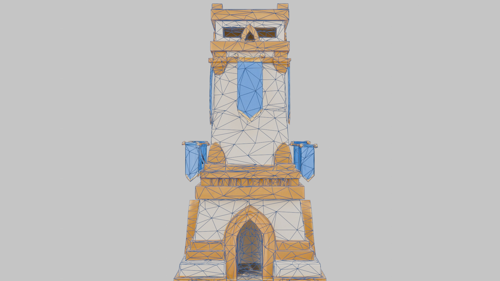 Tower Sentinel Low-poly 3D model_1