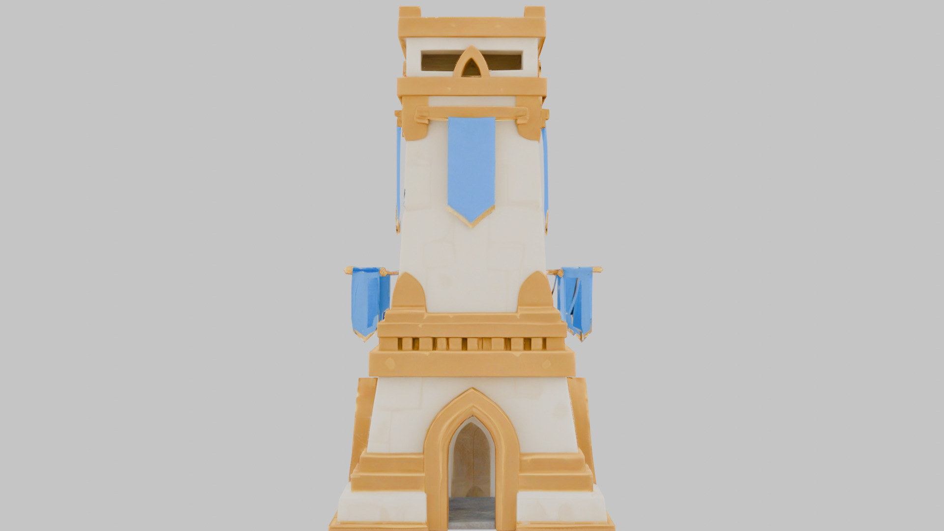Tower Sentinel Low-poly 3D model_12