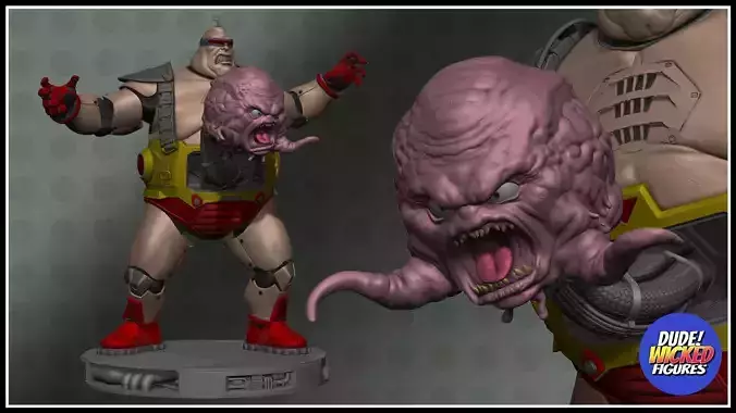 Krang with Android Body Deluxe Custom Figure