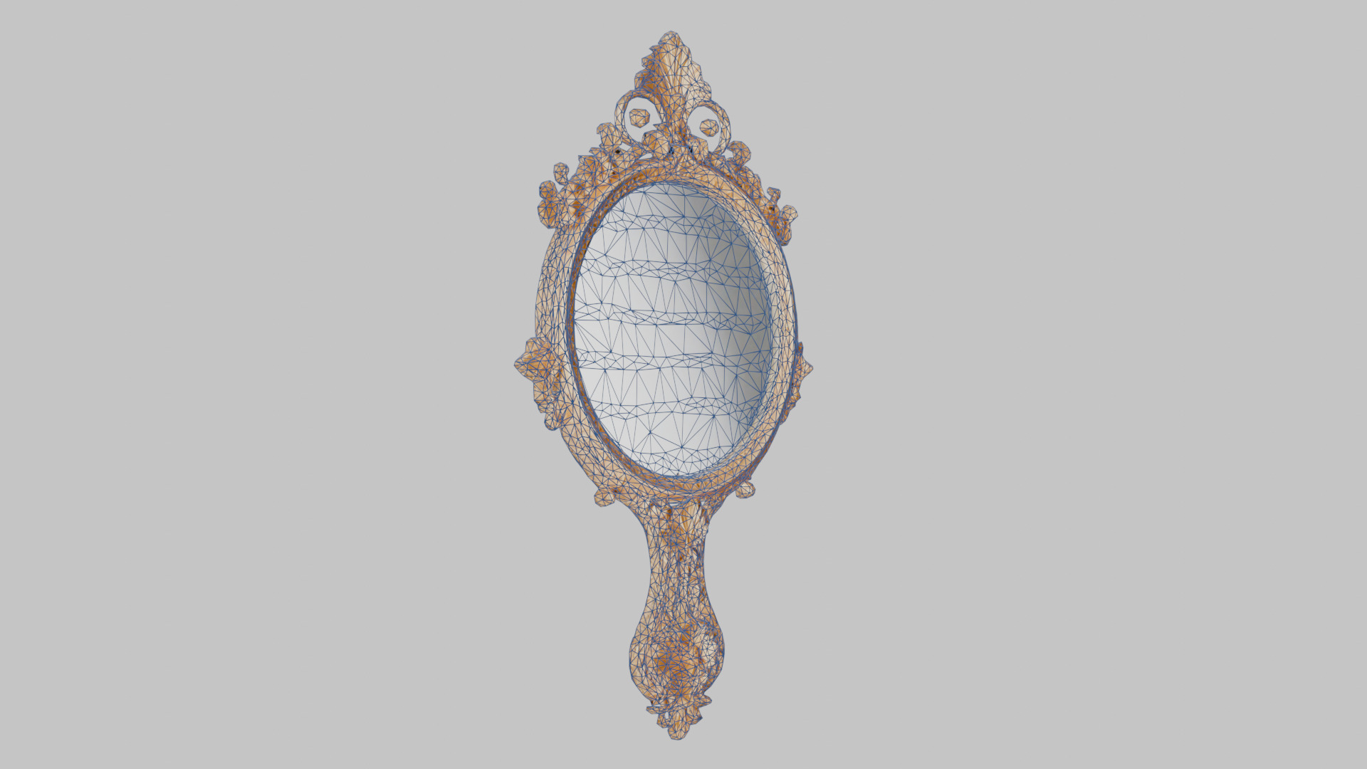 Ornate Spoon or Ladle Low-poly 3D model_12