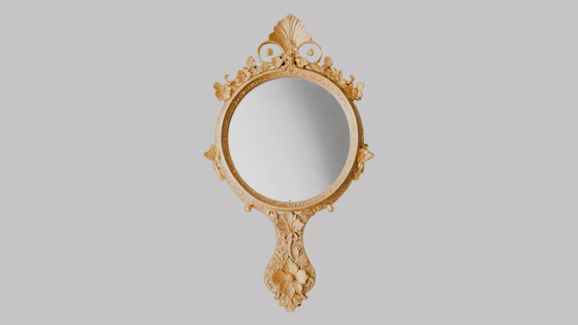 Ornate Spoon or Ladle Low-poly 3D model_0