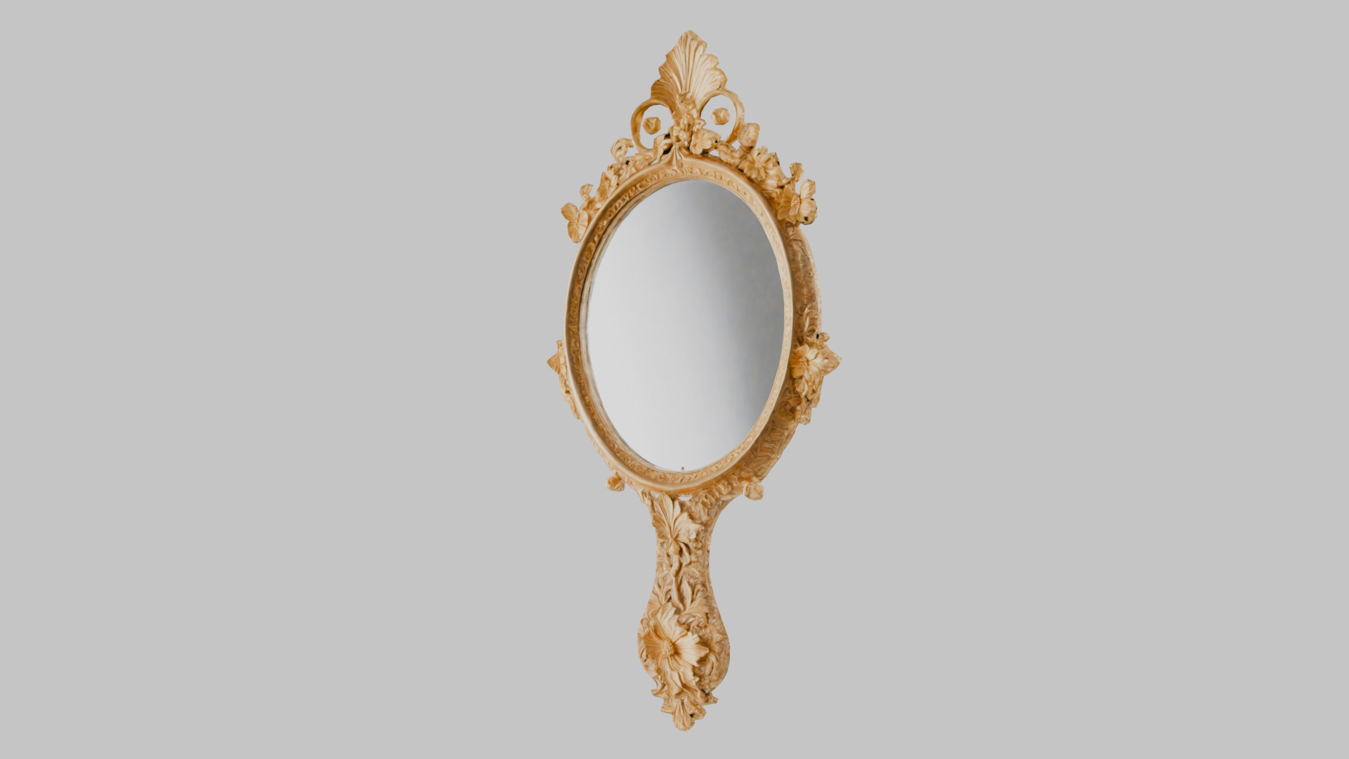 Ornate Spoon or Ladle Low-poly 3D model_7