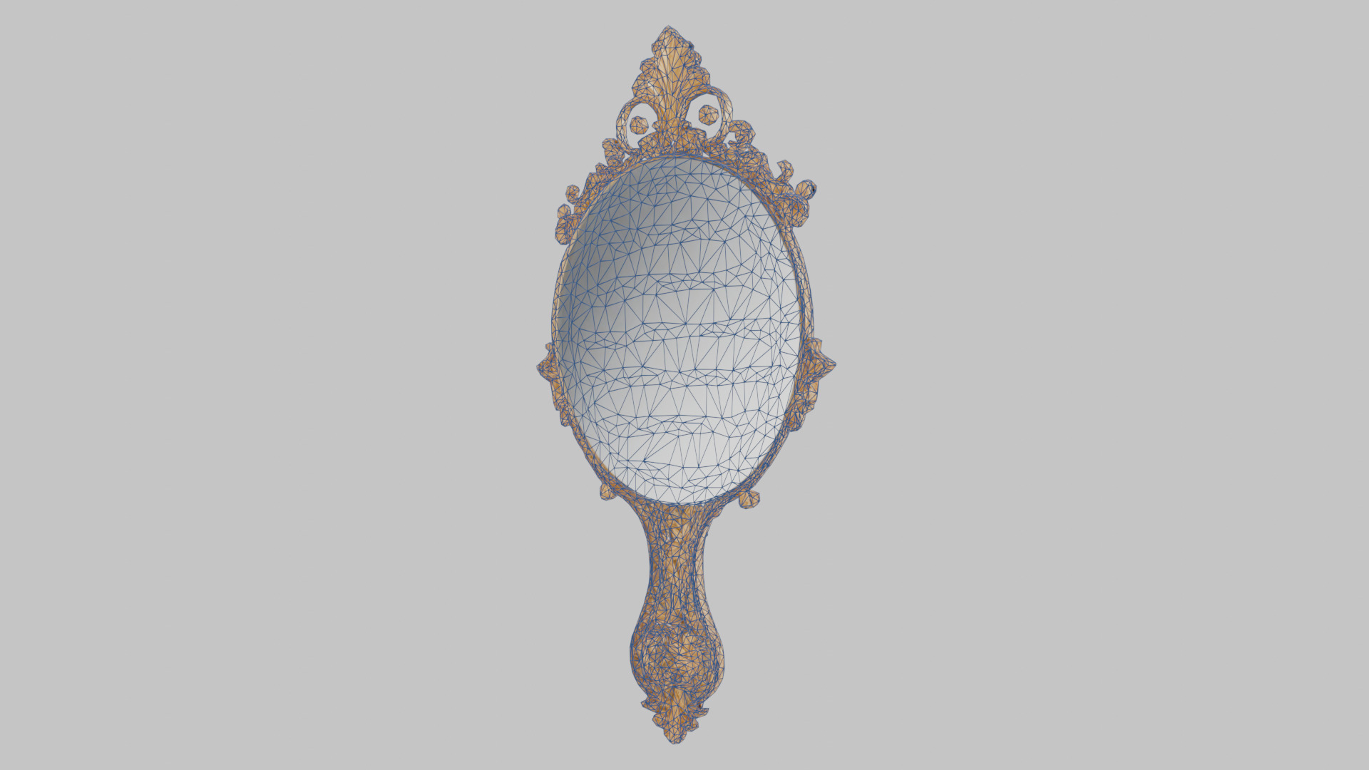 Ornate Spoon or Ladle Low-poly 3D model_14