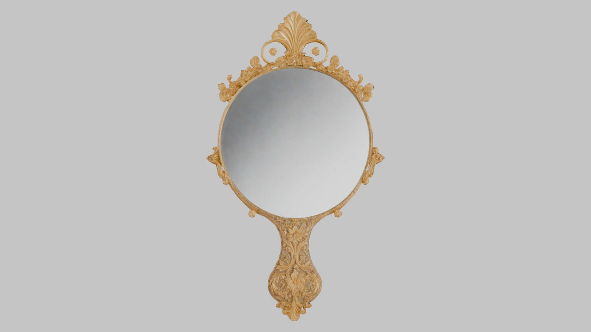 Ornate Spoon or Ladle Low-poly 3D model_4