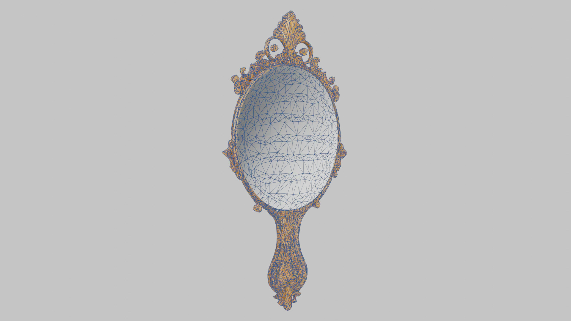 Ornate Spoon or Ladle Low-poly 3D model_16