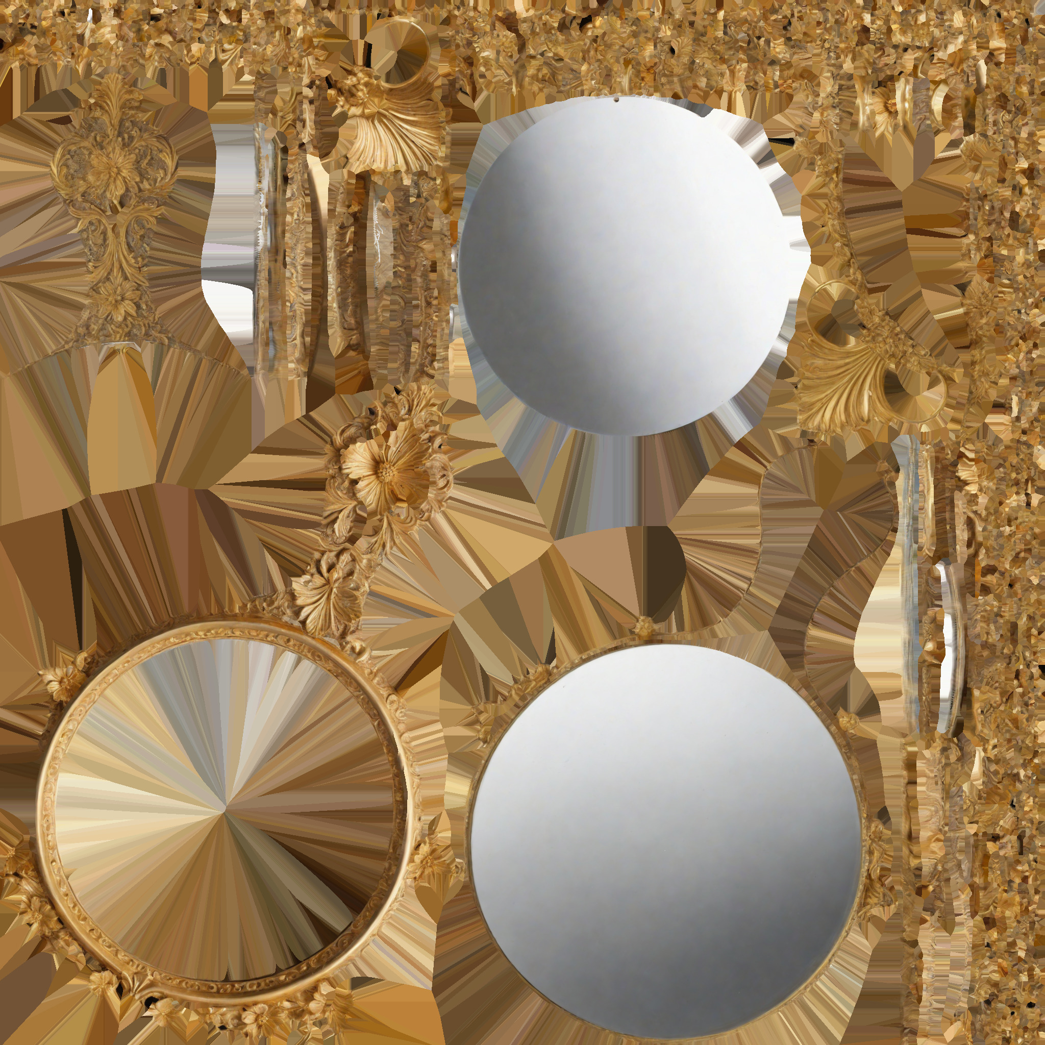 Ornate Spoon or Ladle Low-poly 3D model_10