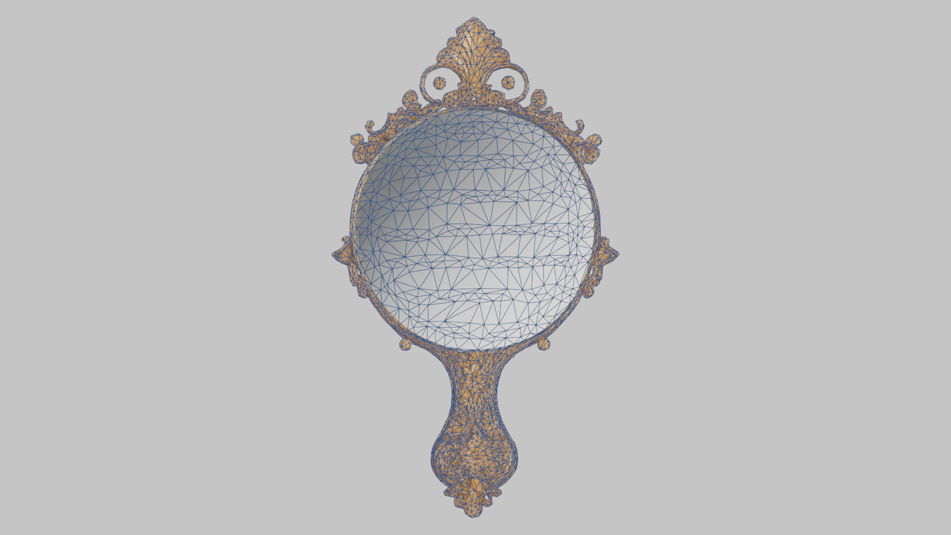 Ornate Spoon or Ladle Low-poly 3D model_15