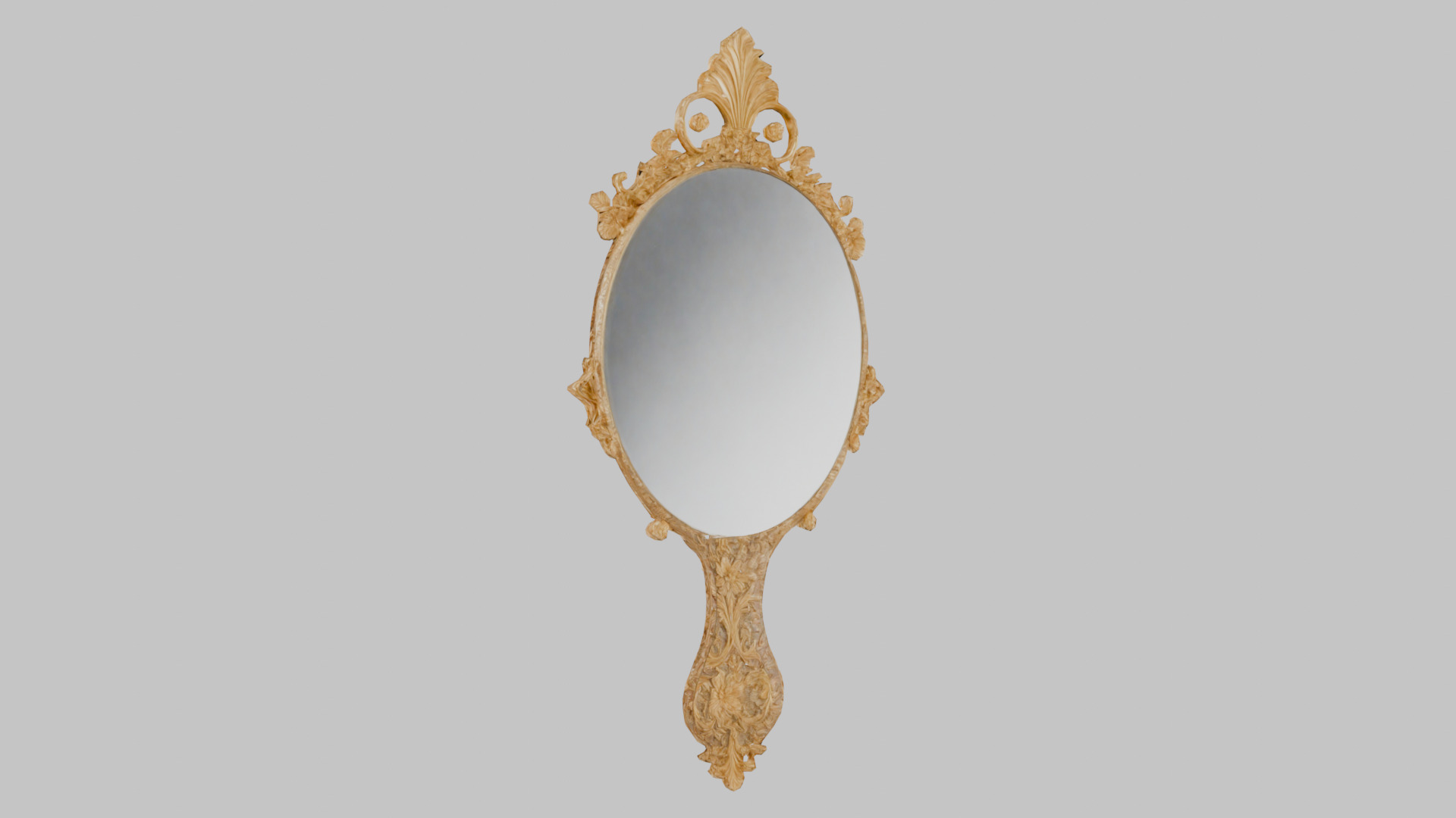 Ornate Spoon or Ladle Low-poly 3D model_5