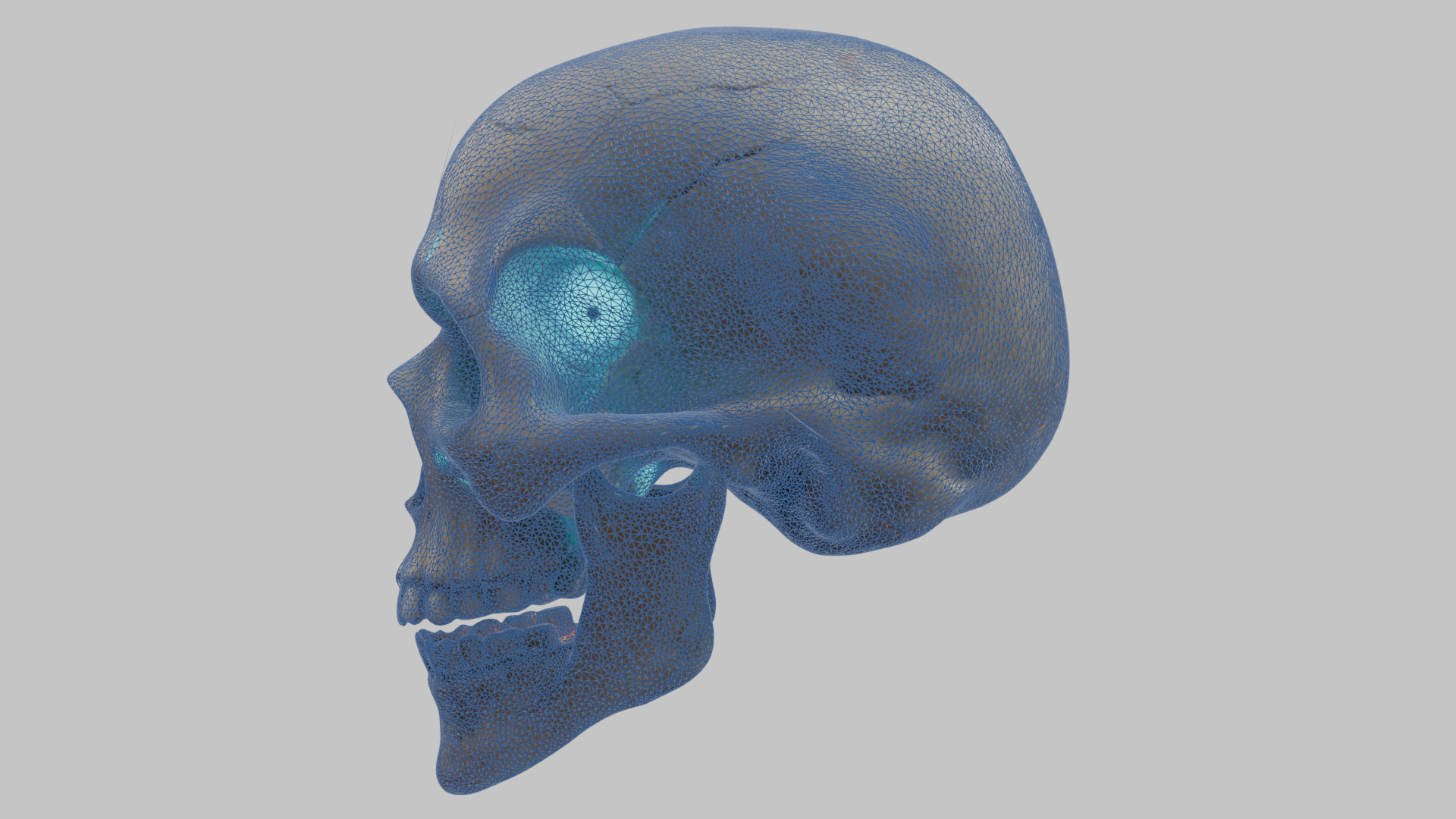 Stylized Magical Skull Low-poly 3D model_17