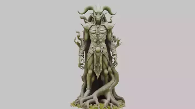 Ancient Statue 3D Model