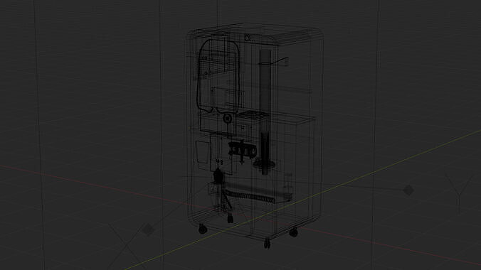Ice Cream Machine Automatic  3D model 7
