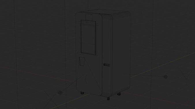 Ice Cream Machine Automatic  3D model 6