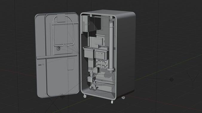 Ice Cream Machine Automatic  3D model 5