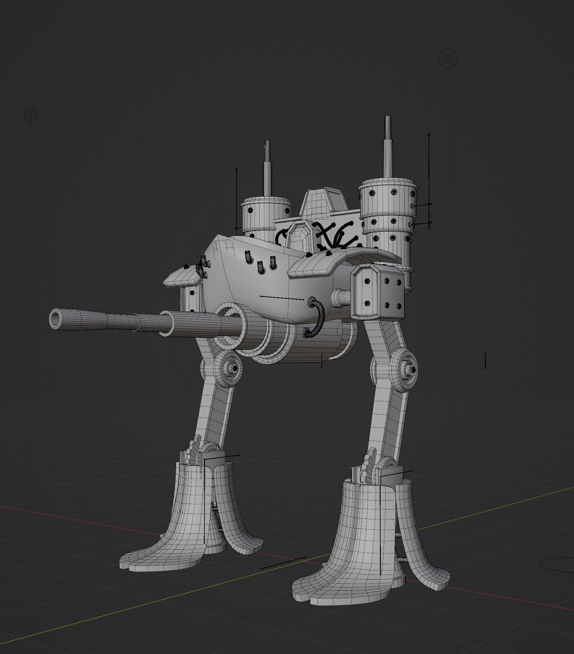 Fantasy Tank Free 3D model_1