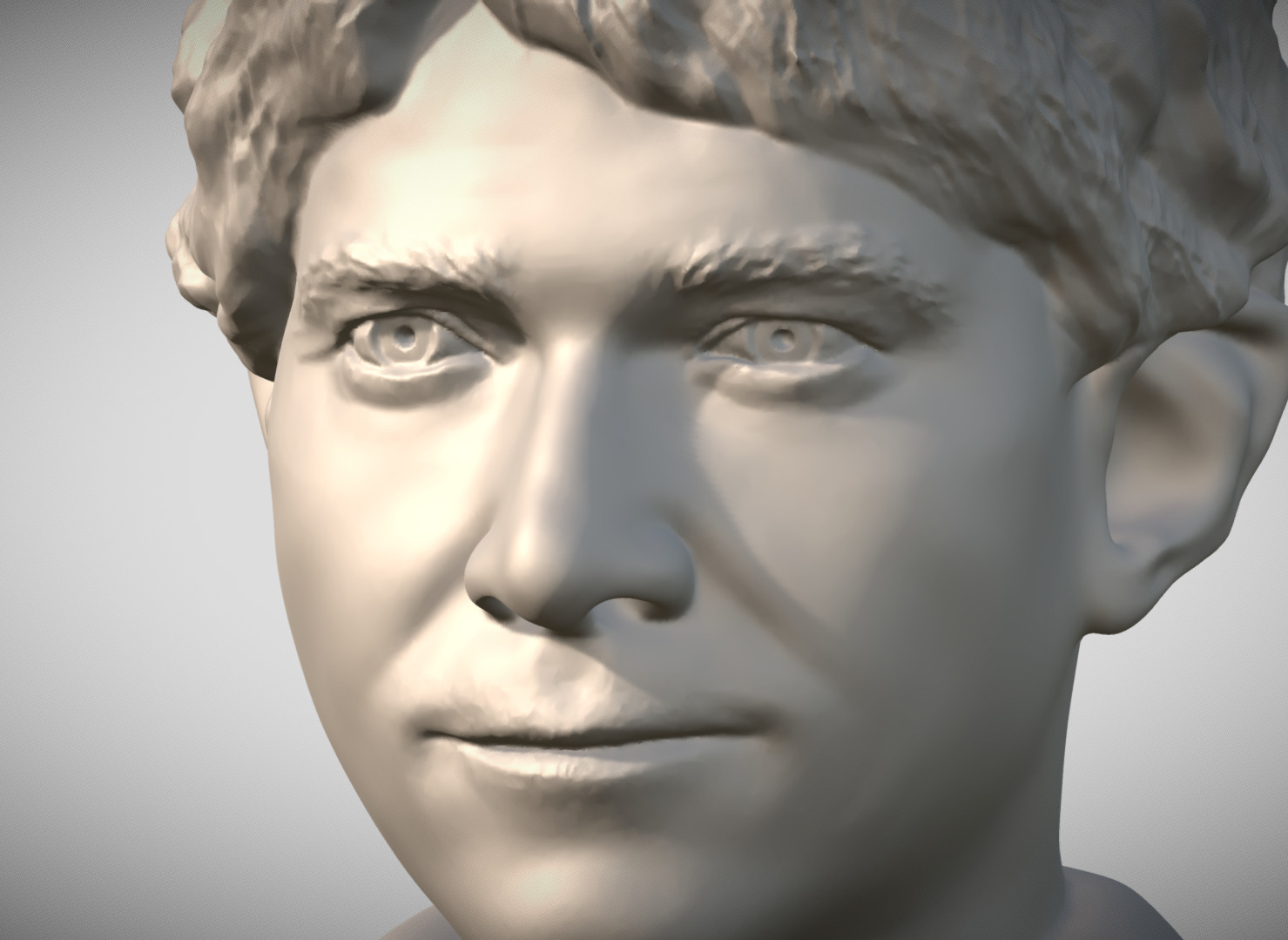 Bilbo Baggins Hobbit bust for 3D printing 3D print model_16