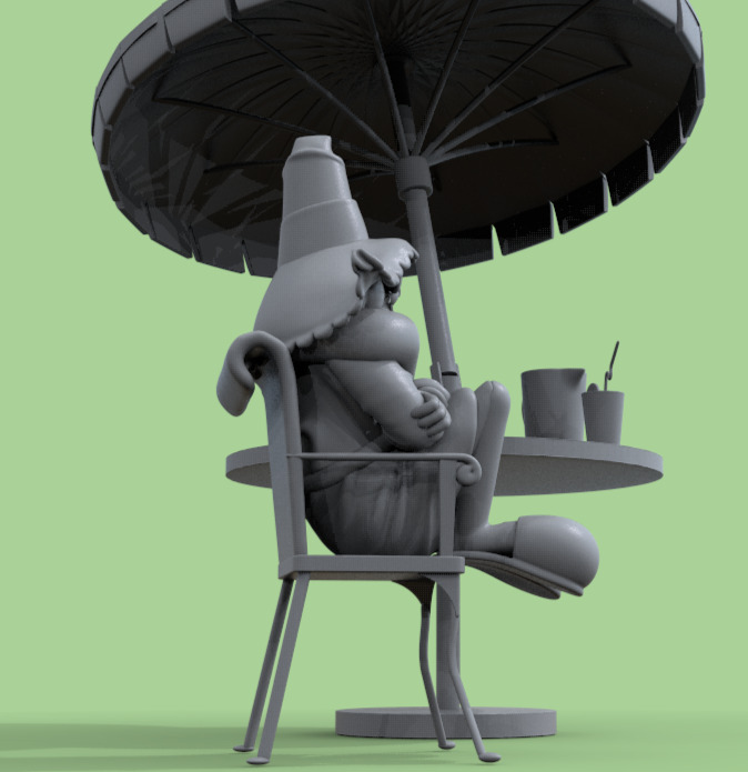 BUGS BUNNY -THE ABOMINABLE SNOW RABBIT- PARTS AND COMPLETE 3D print model_10