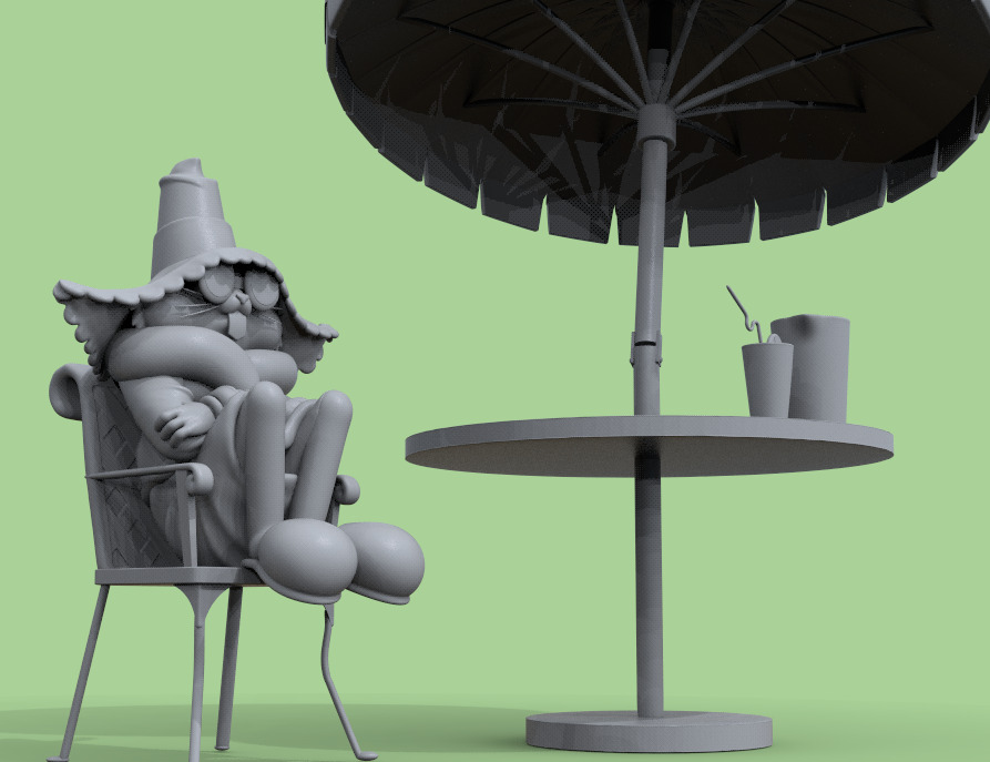 BUGS BUNNY -THE ABOMINABLE SNOW RABBIT- PARTS AND COMPLETE 3D print model_9