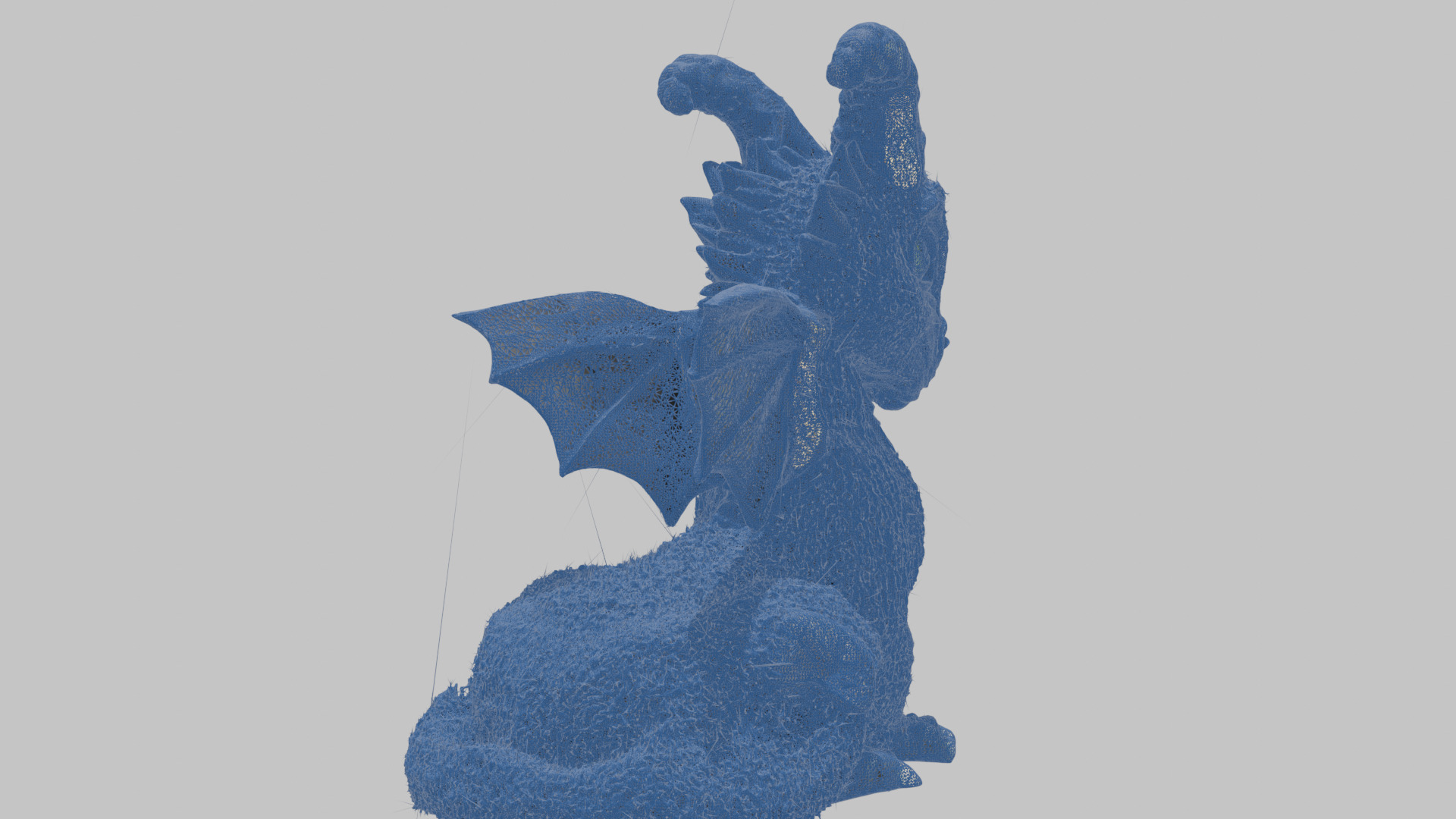 Mystic Dragon 3D Model Low-poly 3D model_11