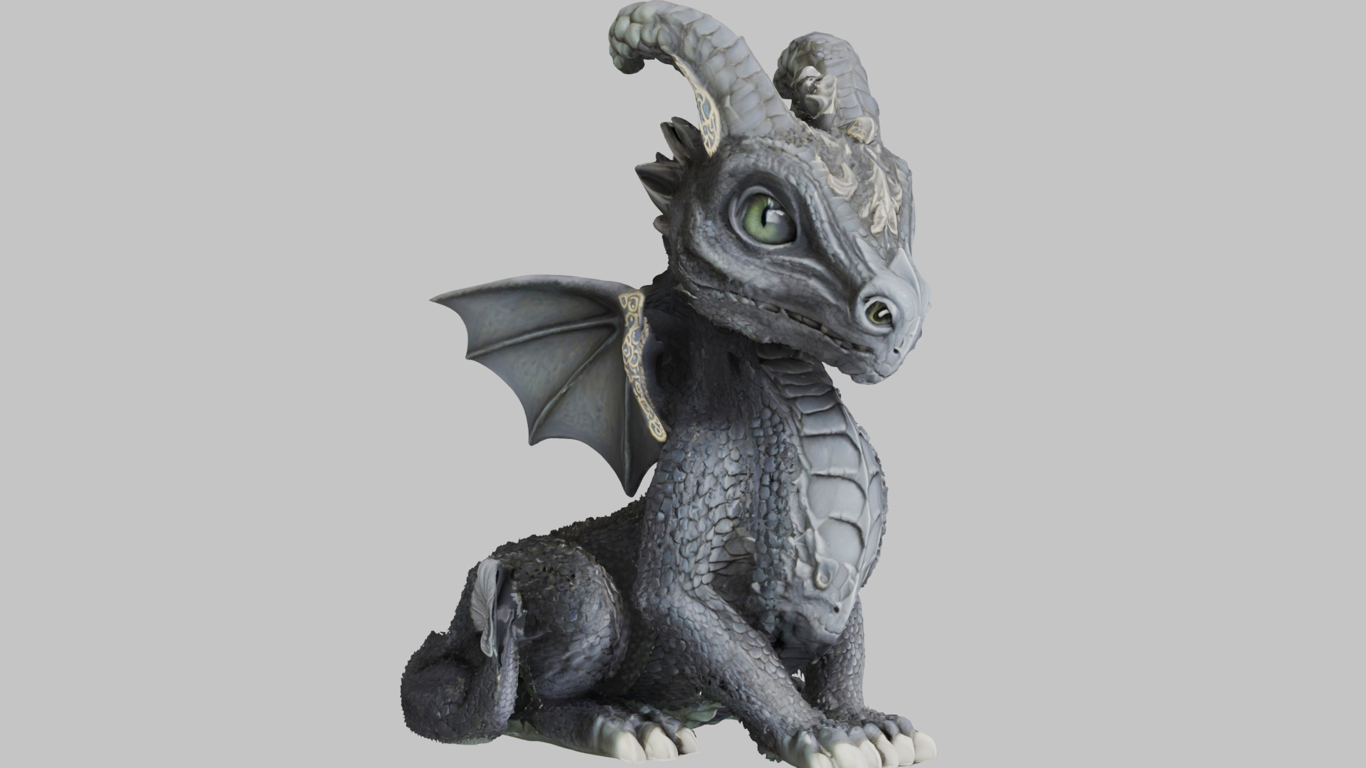 Mystic Dragon 3D Model Low-poly 3D model_1