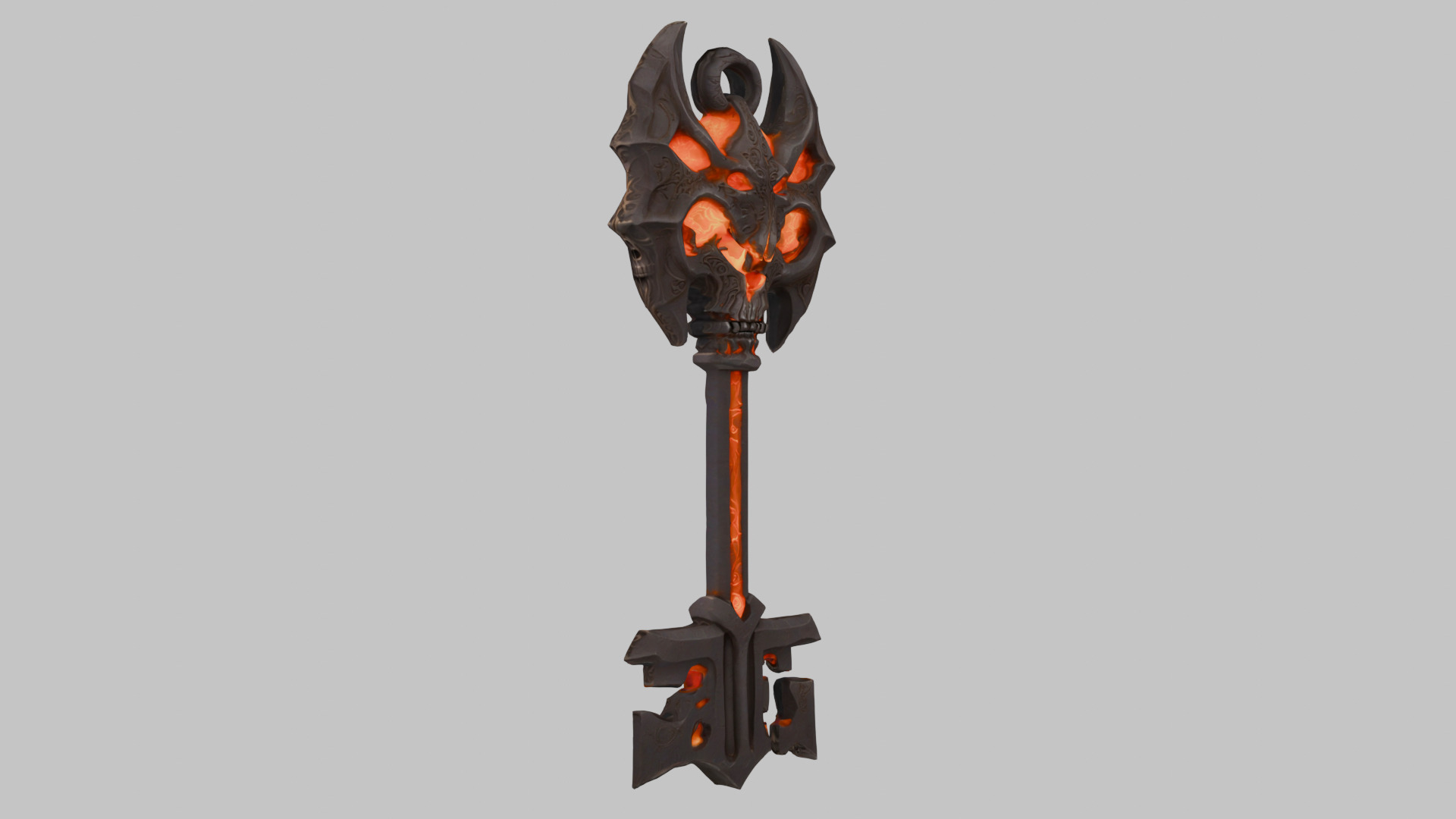 Infernal Key 3D Model Low-poly 3D model_1
