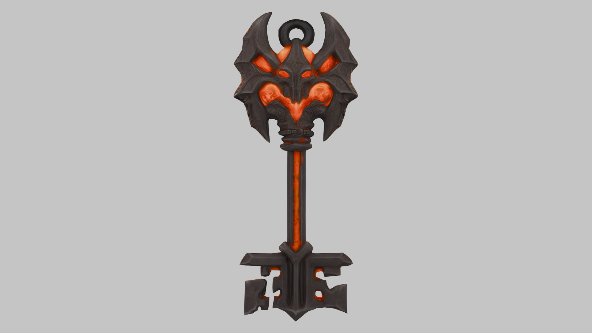Infernal Key 3D Model Low-poly 3D model_4