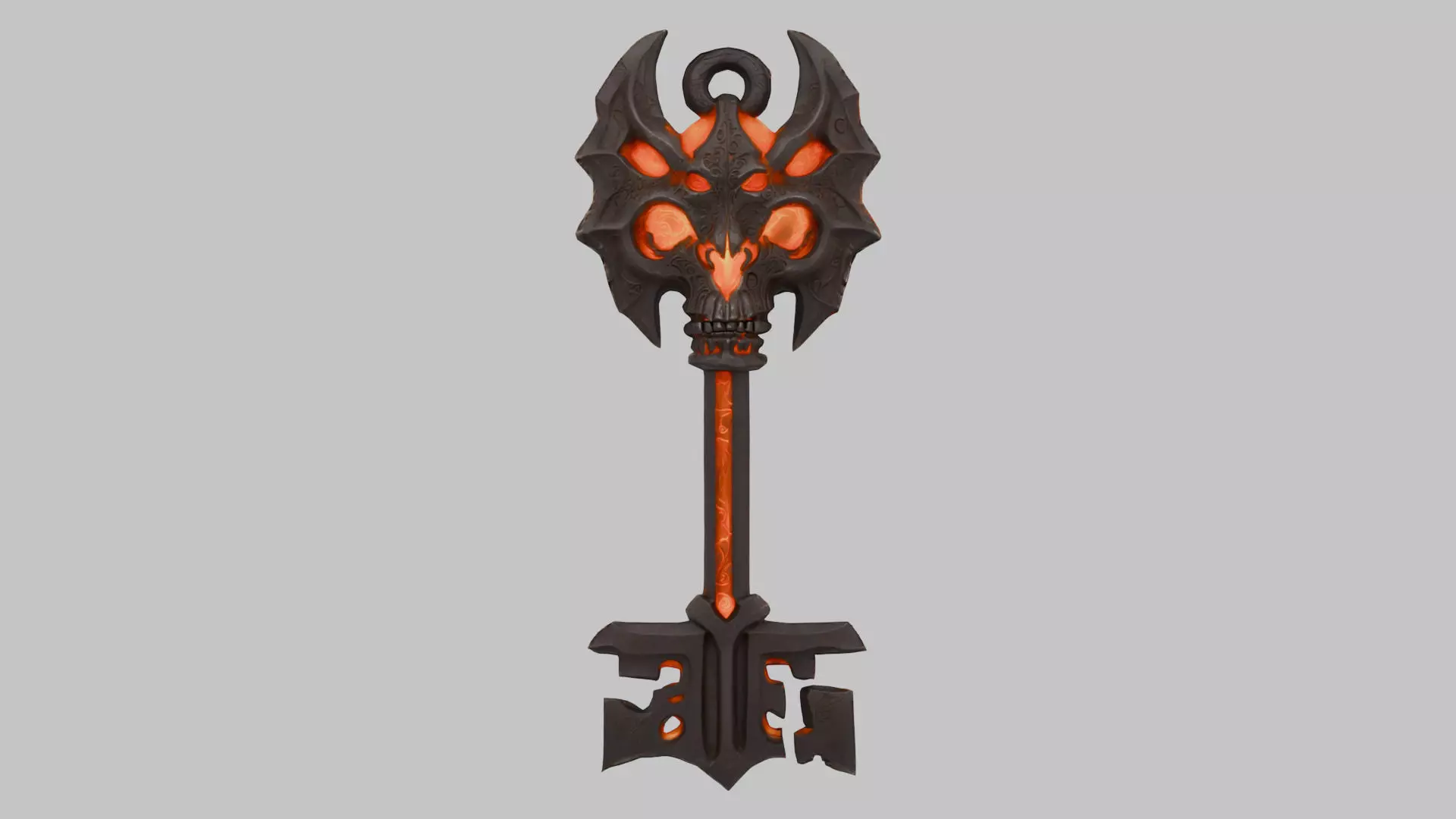 Infernal Key 3D Model Low-poly 3D model_0