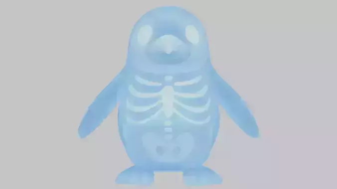 host Penguin X Ray 3D Model