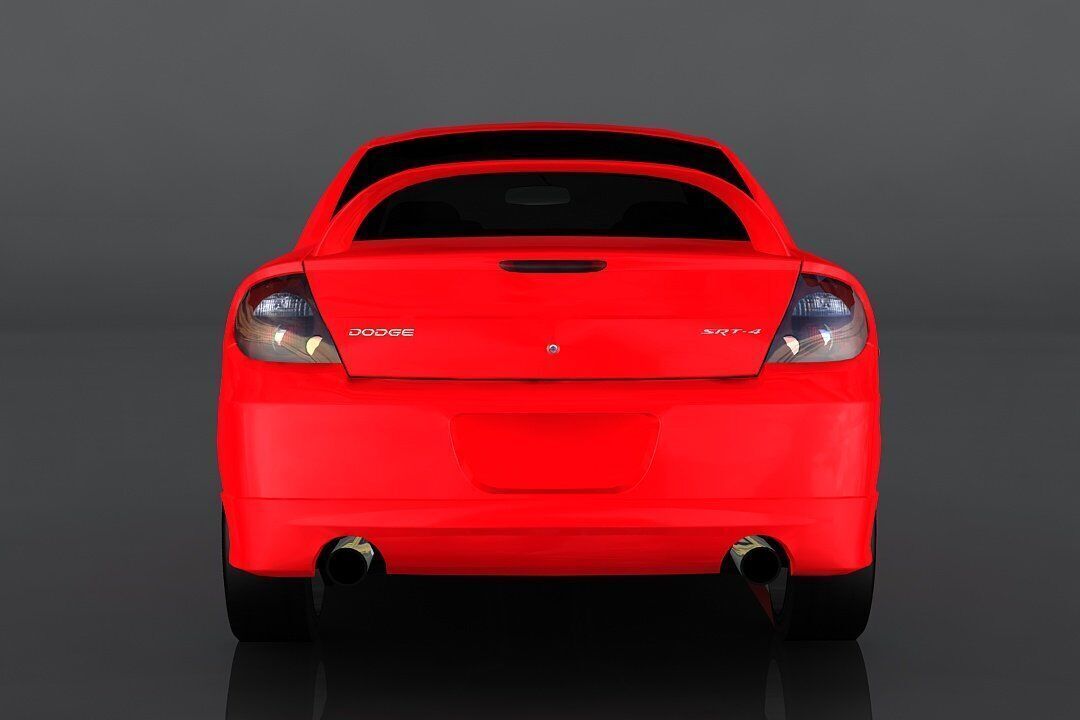 Dodge Neon SRT4 Low-poly 3D model_5