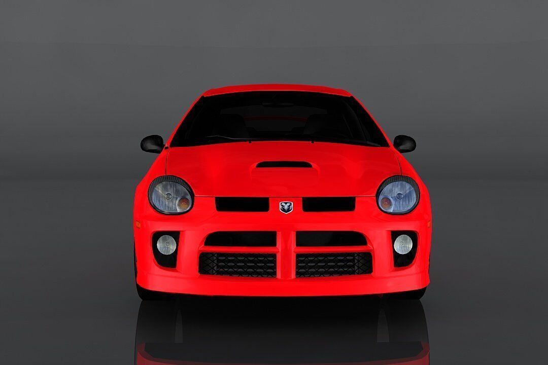 Dodge Neon SRT4 Low-poly 3D model_1