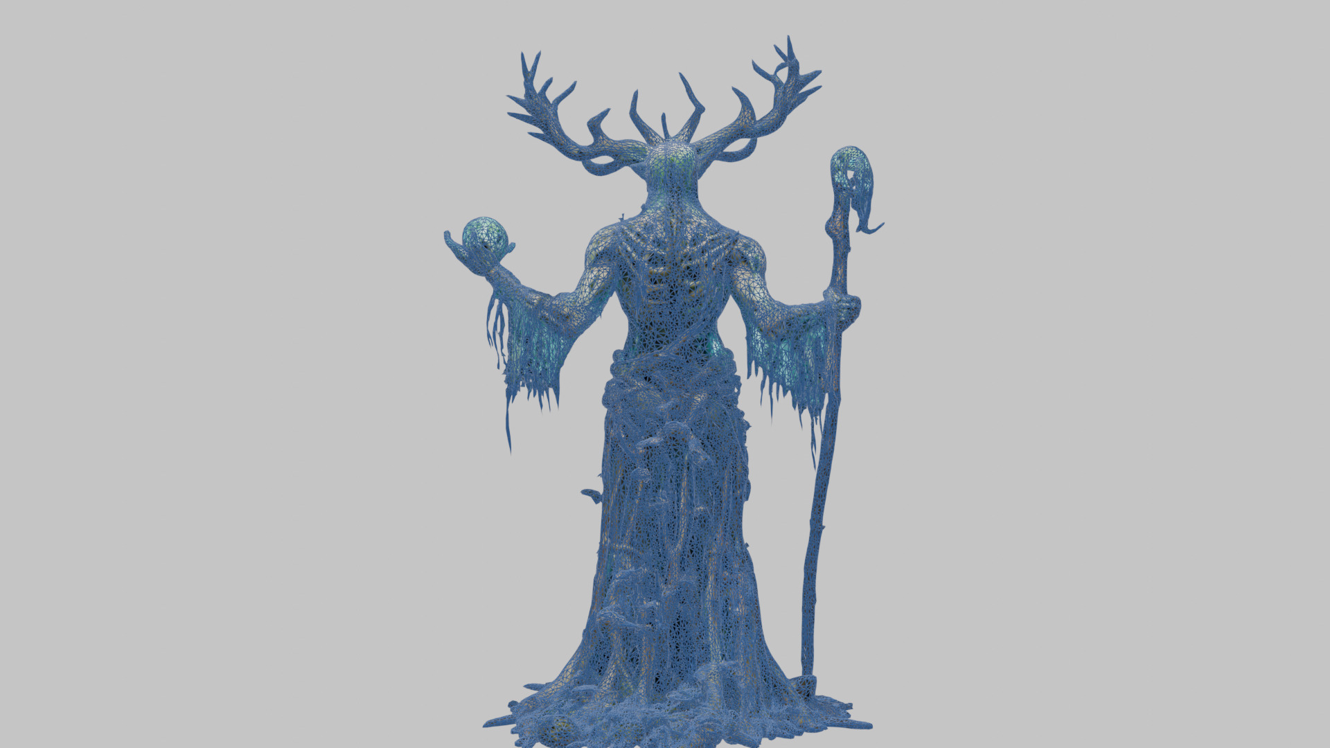 Forest Guardian 3D Model Low-poly 3D model_12