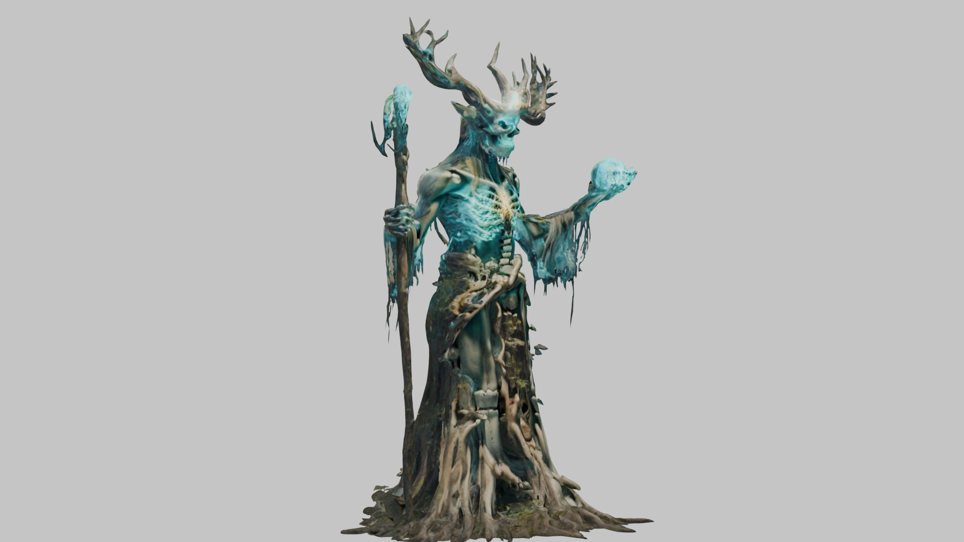 Forest Guardian 3D Model Low-poly 3D model_1