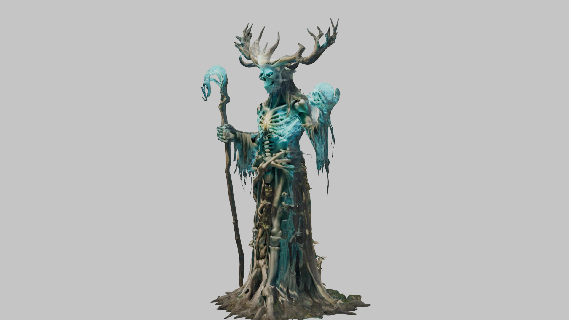 Forest Guardian 3D Model Low-poly 3D model_7