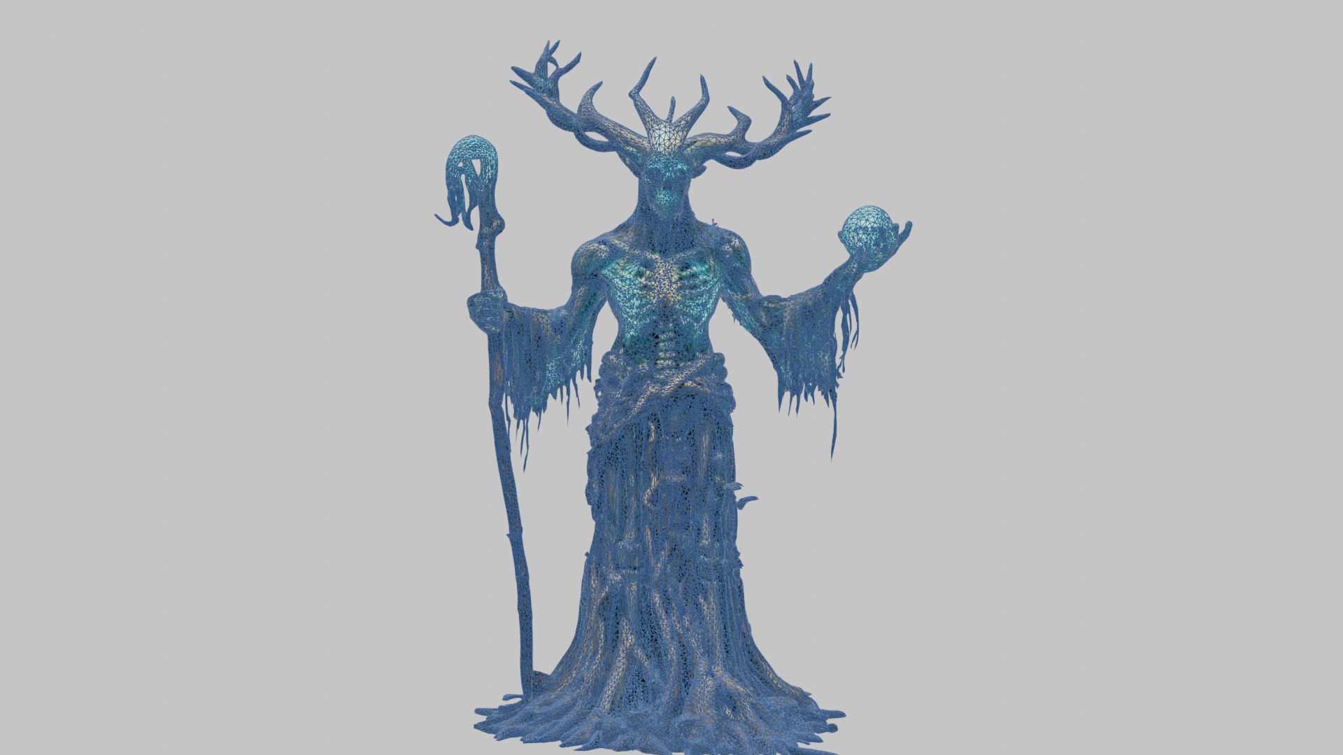 Forest Guardian 3D Model Low-poly 3D model_8